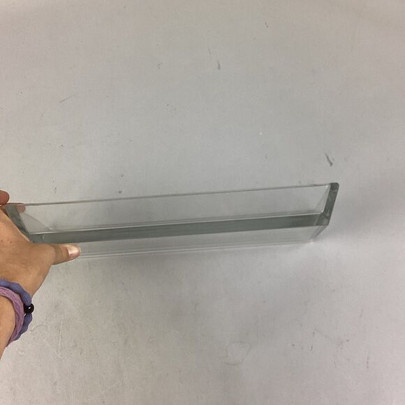 Clear Glass Appetizer Serving Rectangular Dish - Picture 4 of 5